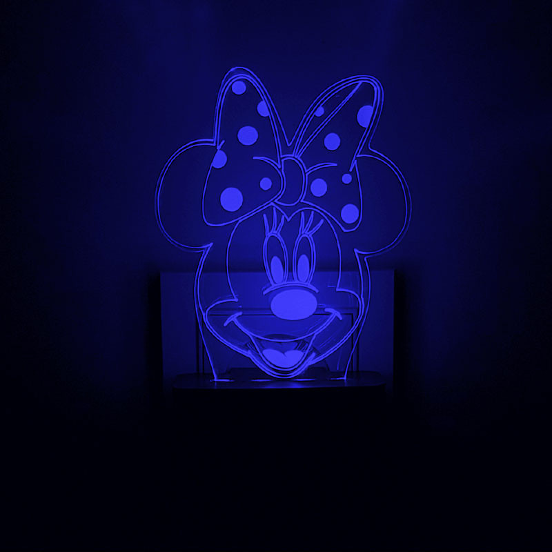 چراغ خواب اتاق کودک طرح میکی موس مدل دیواری