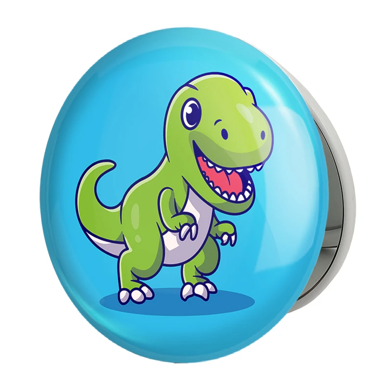 آینه جیبی خندالو طرح دایناسور بامزه مدل تاشو کد 29282