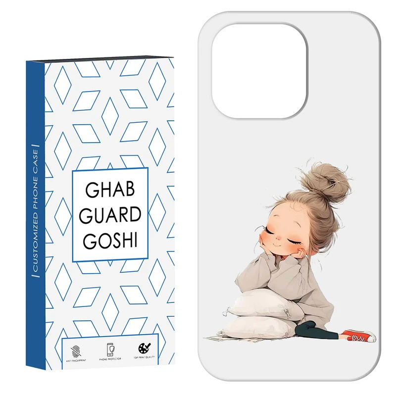 کاور قاب گارد گوشی طرح دختر ملوس کد Dimo-958 مناسب برای گوشی موبایل اپل  IPHONE 14 PRO MAX   