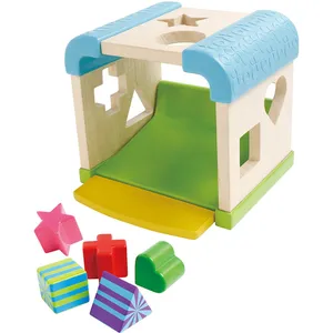 Blue Box Sorting Cube Educational Game