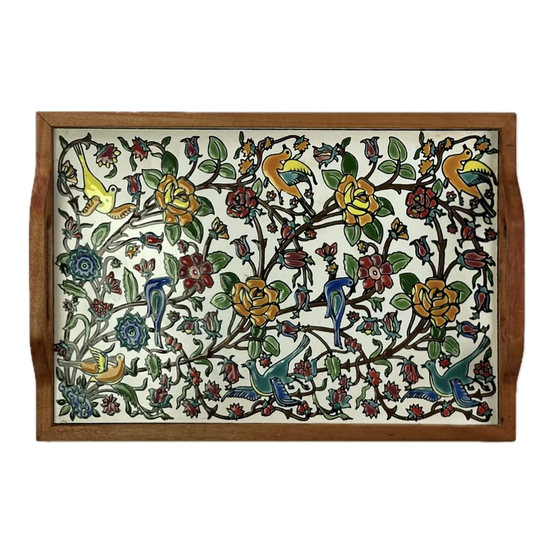 سینی کاشی کاری مدل گفتگو ۲