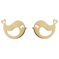 گوشواره طلا 18 عیار دخترانه مایا ماهک مدل ME0722