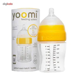شیشه شیر یومی مدل Y18b 8Oz ظرفیت 240 میلی لیتر