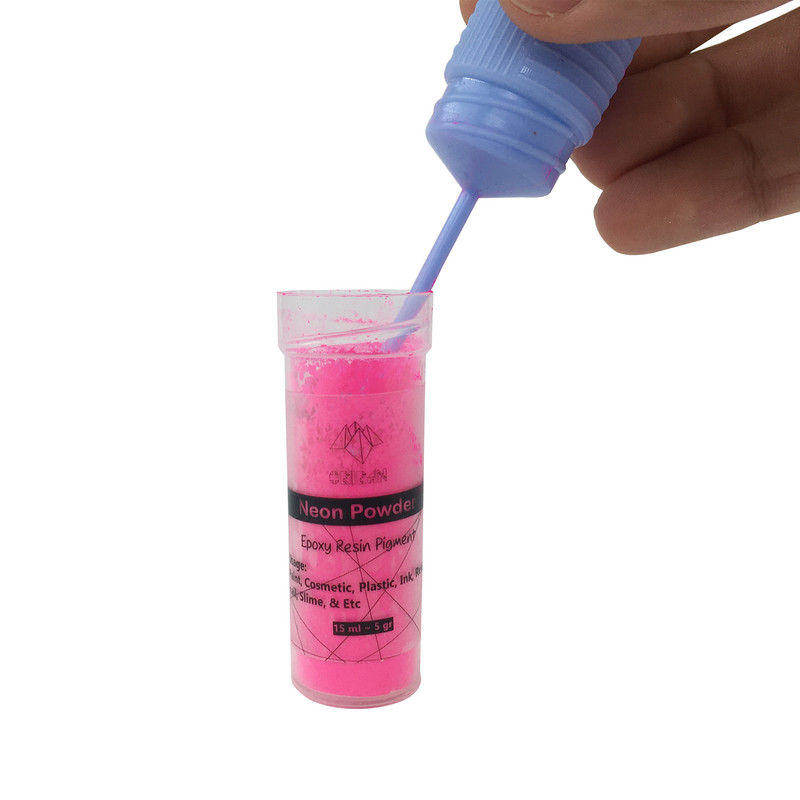 پودر رنگ رزین اپوکسی اوریران مدل Neon Powder حجم 15 میلی لیتر بسته 6 عددی