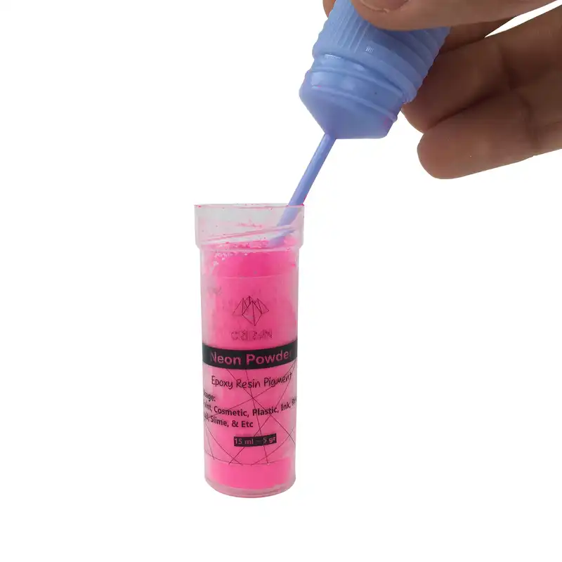 پودر رنگ رزین اپوکسی اوریران مدل Neon Powder حجم 15 میلی لیتر بسته 6 عددی