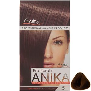 کیت رنگ مو آنیکا سری Pro Keratin مدل Natural شماره 5