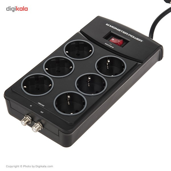 چند راهی برق مانستر پاور مدل MP EXP 600A DE
