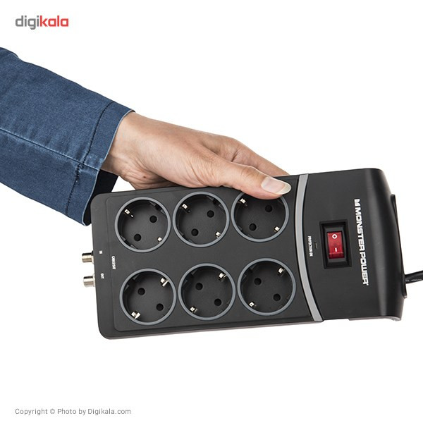 چند راهی برق مانستر پاور مدل MP EXP 600A DE