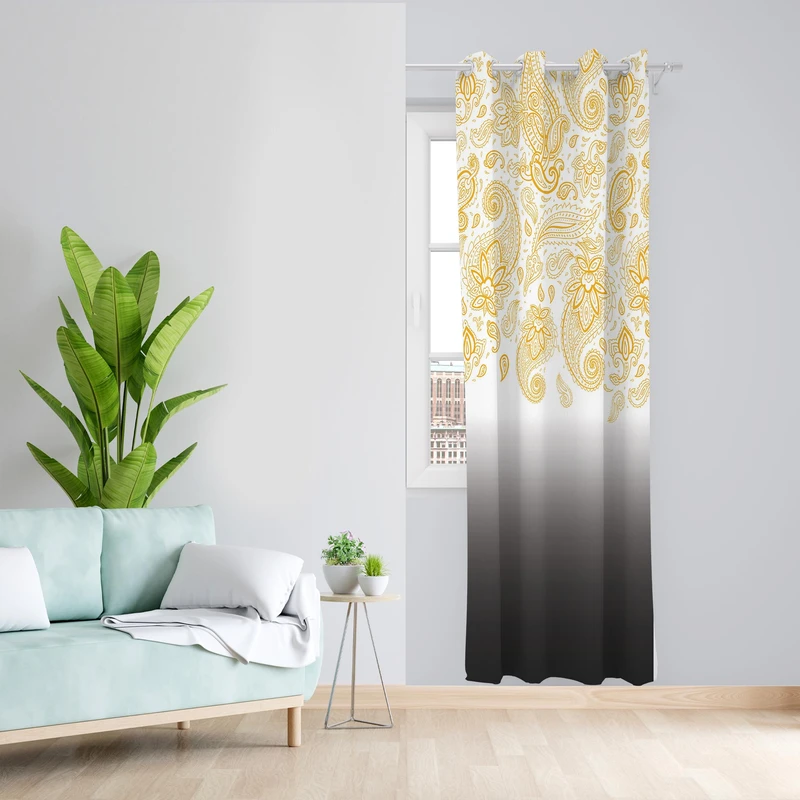 پرده مدل مخمل پانچی کد 1276سایز 140x200 سانتی متر