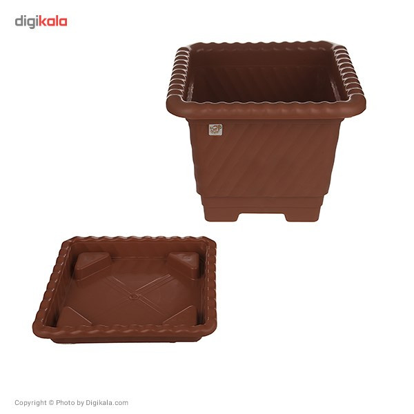 گلدان گل سنگ مدل 417 ارتفاع 35 سانتی متر