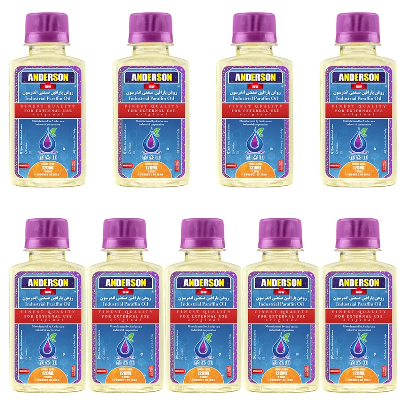 پارافین مایع صنعتی اندرسون مدل S200 حجم 120 میلی لیتر بسته 9 عددی