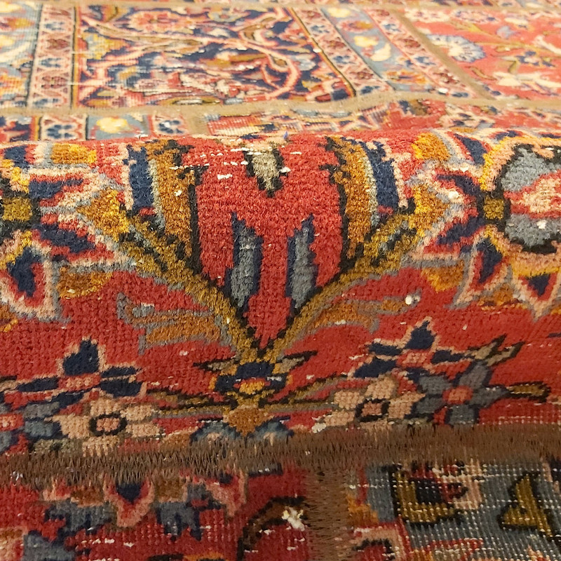 کلاژ فرش دستبافت سه متری مدل چهل تکه کد N.K.P.CO.C34