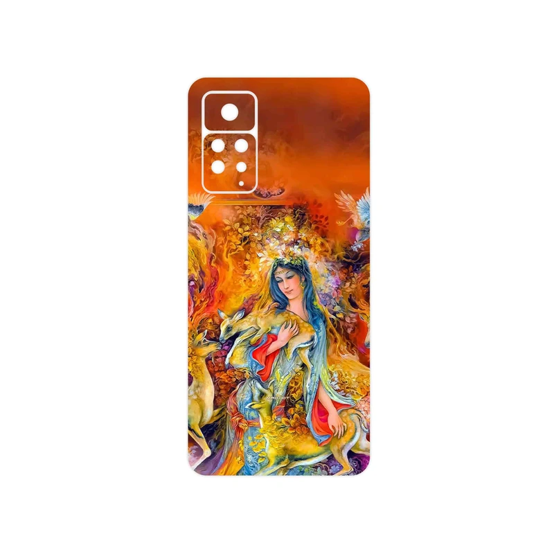 برچسب پوششی ماهوت مدل Persian miniature 2 مناسب برای گوشی موبایل شیائومی Redmi Note 11 Pro Plus 5G (India)