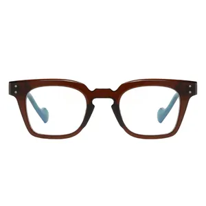 فریم عینک طبی ویفرر مدل SZ2001 Sacramento Brunette مناسب برای صورت گرد و بیضی