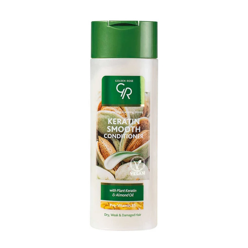 شامپو مو گلدن رز مدل Keratin Smooth حجم 430 میلی متر