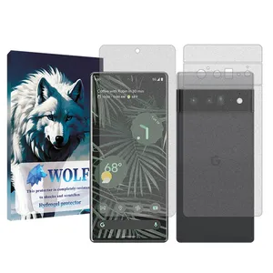 Wolf matte Screen Protector Suitable for Google Pixel 6 Pro Mobile Phone with Back Protector