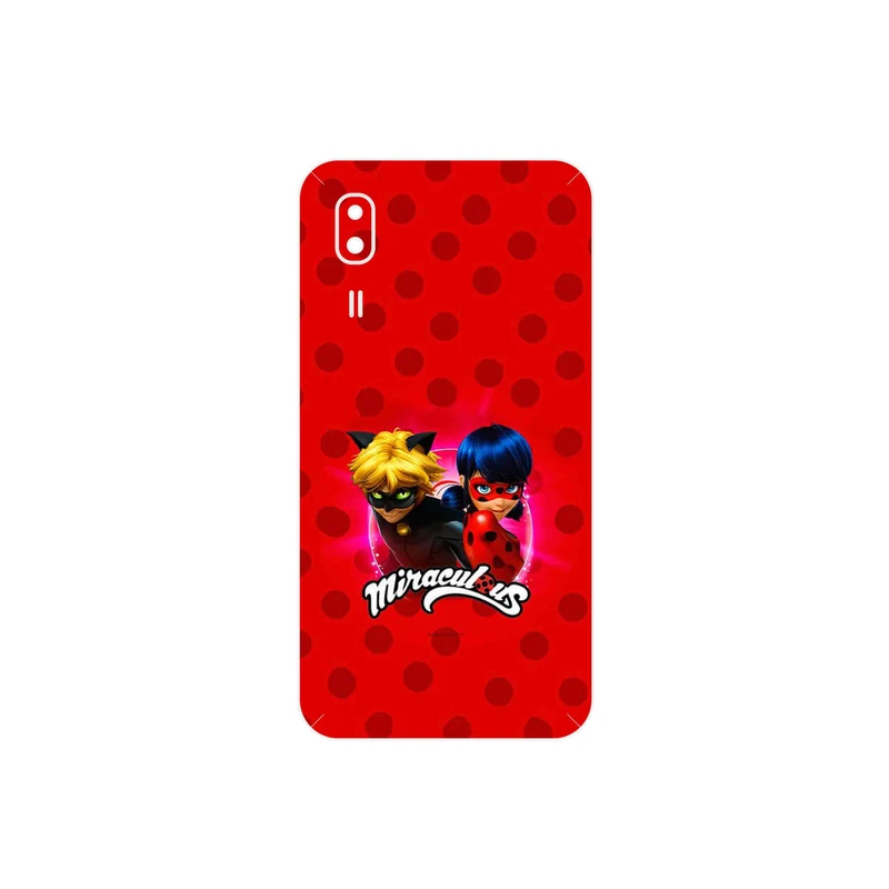 برچسب پوششی ماهوت مدل Ladybug and Cat Noir مناسب برای گوشی موبایل سامسونگ Galaxy A2 Core