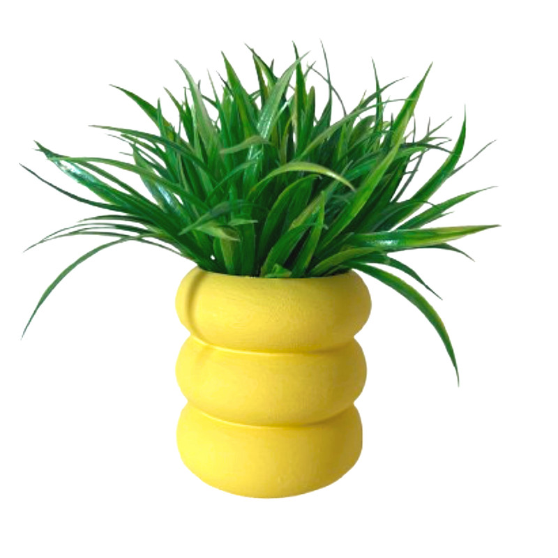 گلدان به همراه گل مصنوعی مدل حلقه 803