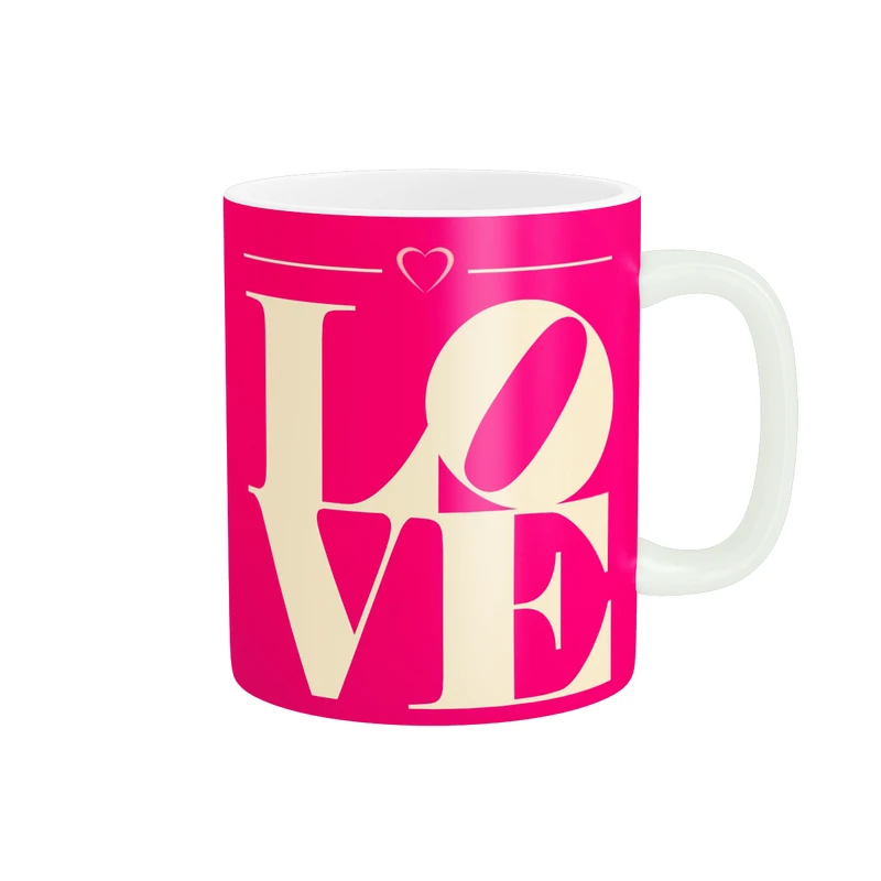 ماگ پاد آفرین طرح LOVE کد 5082