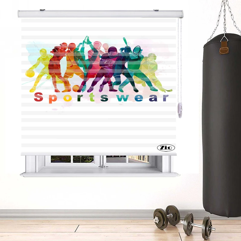  پرده زبرا زیو مدل Sport اسپورت  سایز 100x200 سانتی متر
