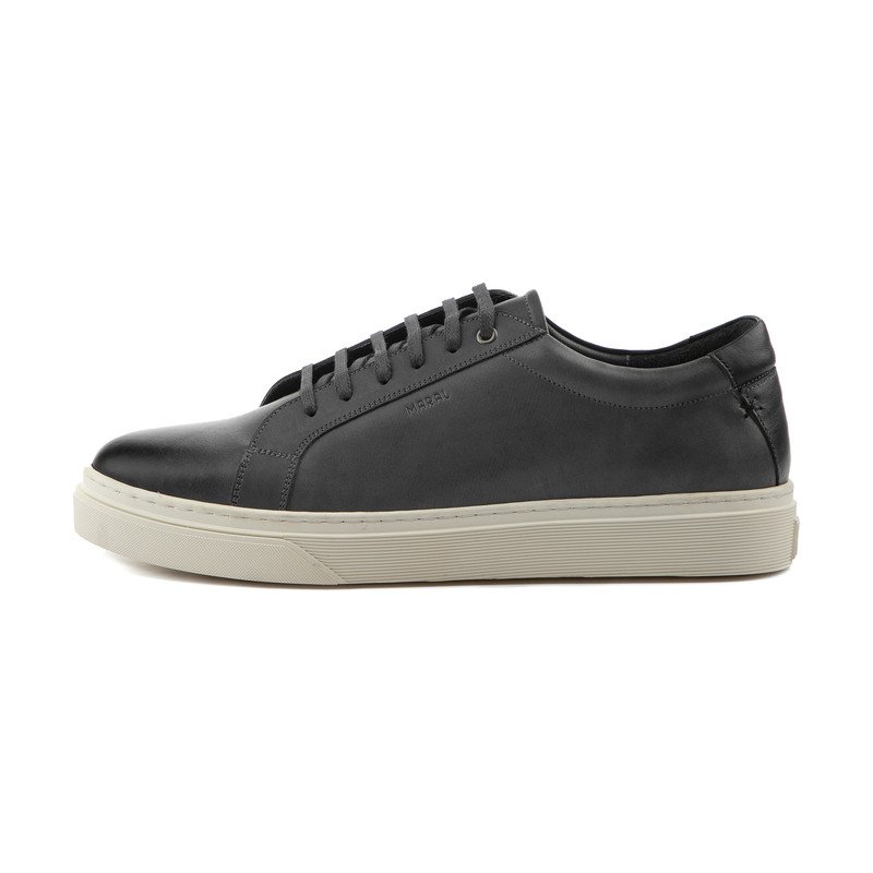 کفش روزمره مردانه مارال چرم مدل آلبرتو cab-Gray