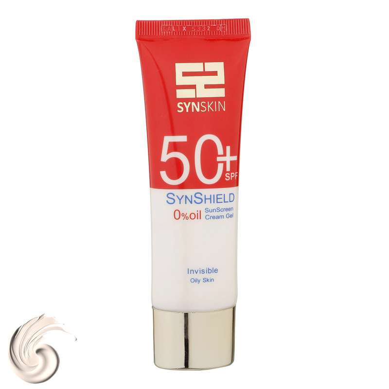 ژل ضد آفتاب بدون رنگ ساین اسکین SPF50 مدل SynShield محافظ UVA ،UVB، ضد چروک مناسب پوست چرب حجم 50 میلیلیتر ژل ضد آفتاب بدون رنگ ساین اسکین SPF50 مدل SynShield محافظ UVA ،UVB، ضد چروک مناسب پوست چرب حجم 50 میلیلیتر