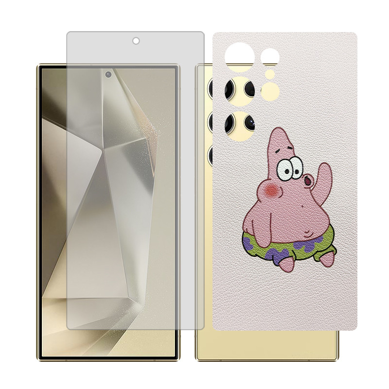محافظ صفحه نمایش شفاف گلس مدل Together مناسب برای گوشی موبایل سامسونگ Galaxy S23 Ultra به همراه برچسب پوششی