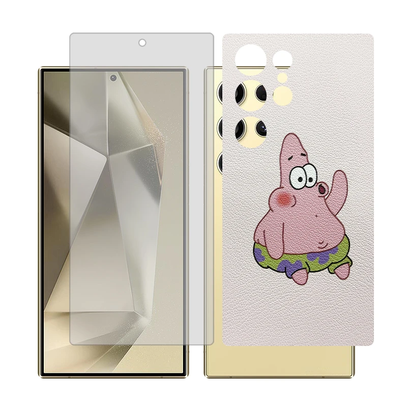 محافظ صفحه نمایش شفاف گلس مدل Together مناسب برای گوشی موبایل سامسونگ Galaxy S24 Ultra به همراه برچسب پوششی