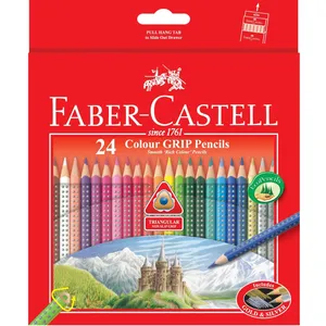 مداد رنگی 24 رنگ فابر-کاستل مدل Colour Grip