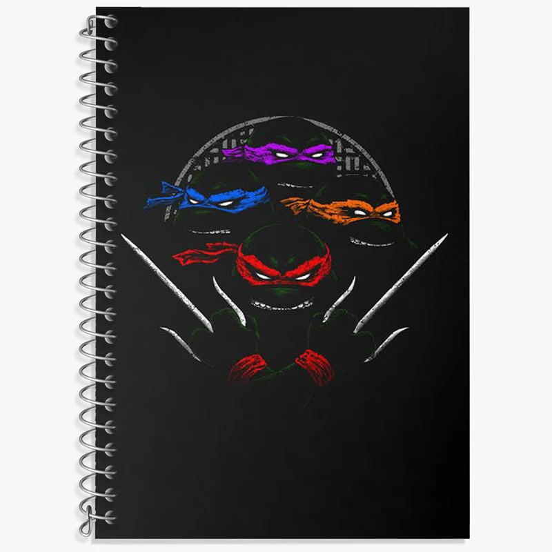 دفتر نت موسیقی 50 برگ خندالو طرح لاکپشت های نینجا کد N2074