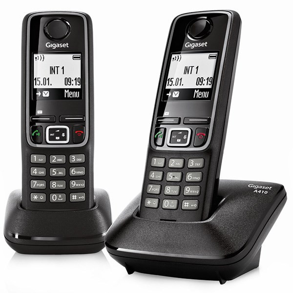 تلفن بی سیم گیگاست دو گوشی A410 Duo
