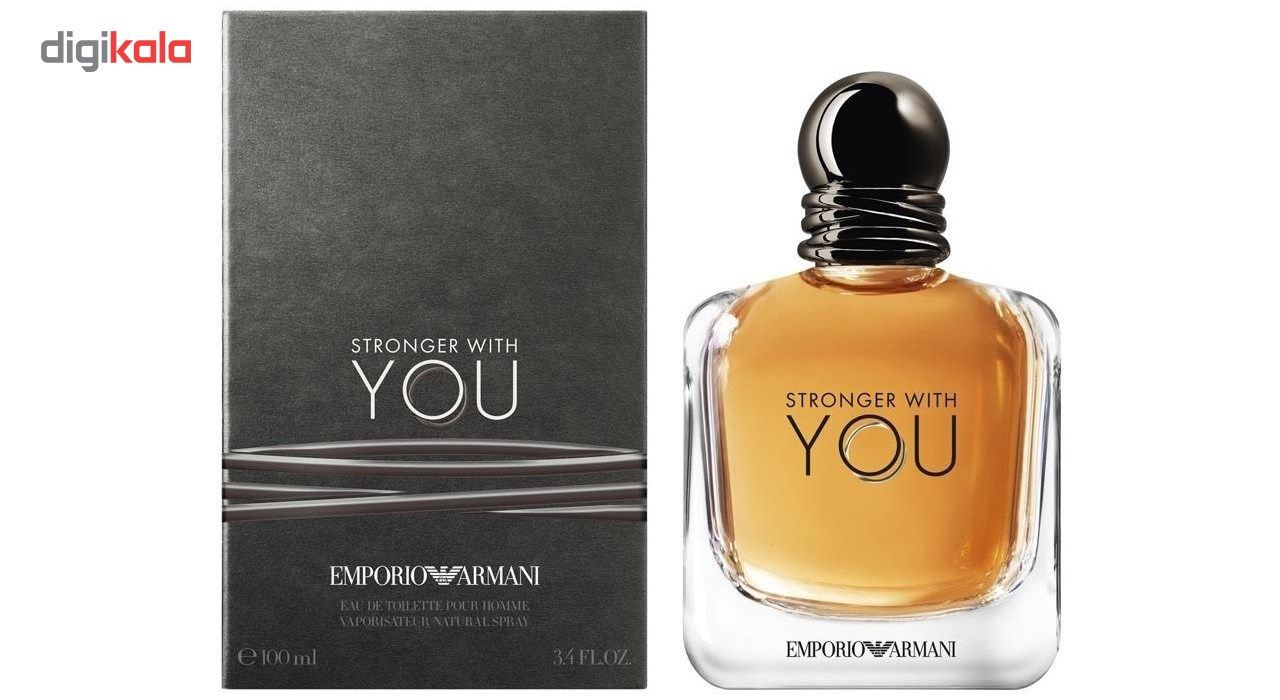 ادو تویلت مردانه جورجیو آرمانی مدل Stronger With You حجم 100 میلی لیتر -  - 4
