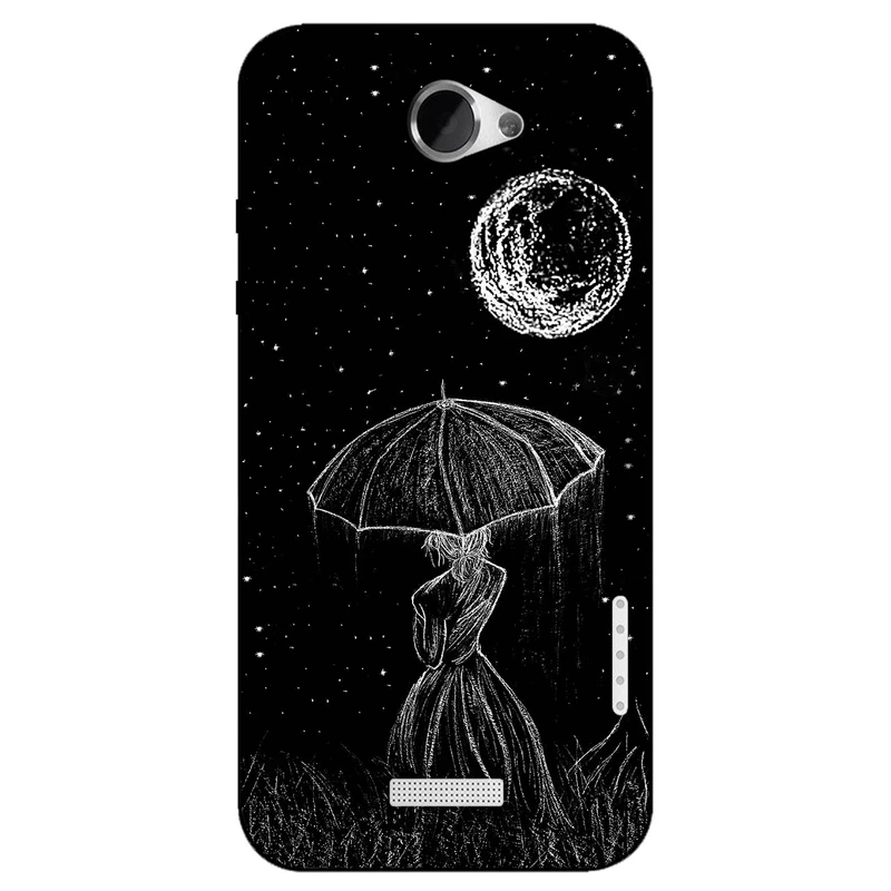 کاور مگافون طرح دختر و ماه مدل 1369 مناسب برای گوشی موبایل اچ تی سی One X 