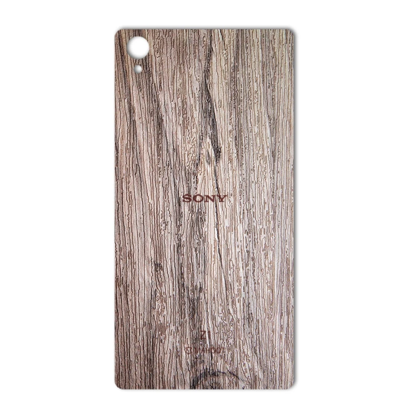 برچسب پوششی ماهوت مدل Walnut Texture مناسب برای گوشی Sony Xperia Z1