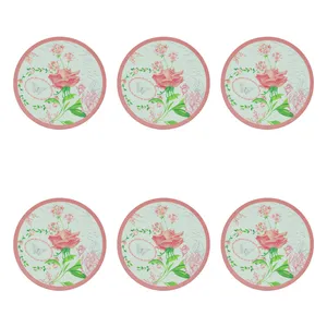 ست پیش دستی بامبو فونیکس Rose004 6 عددی سایز20 سانتی متر