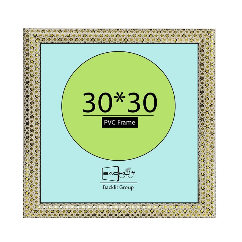 قاب عکس بکلیت طرح خاتم مدل 22 روگرد دیواری سایز 30×30 سانتی متر