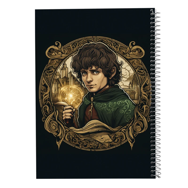 دفتر ژورنال نویسی 50 برگ مدوپد مدل نقطه ای طرح  ارباب حلقه ها The Lord of the Rings کد DF3028