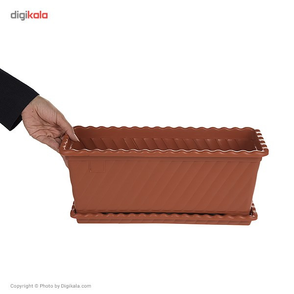 گلدان گل سنگ مدل 314 ارتفاع 18 سانتی متر