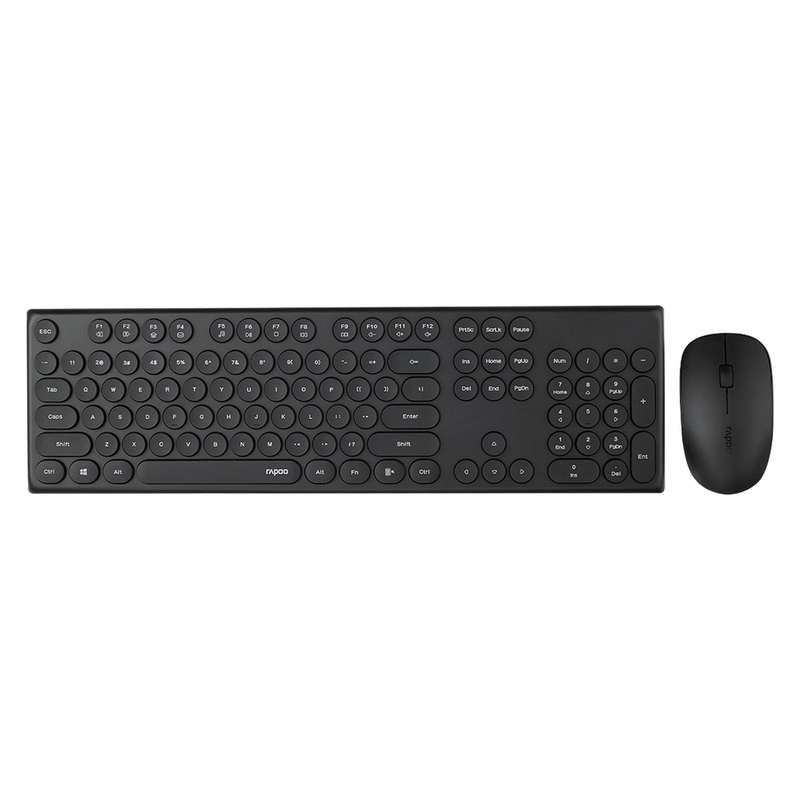 کیبورد و موس بی سیم رپو مدل X260، سوییچ ممبران، Full-Size