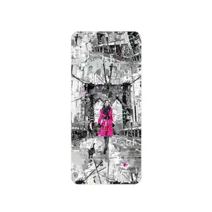 MAHOOT Collage of Catwalk Bridge Cover Sticker for Samsung Galaxy A02