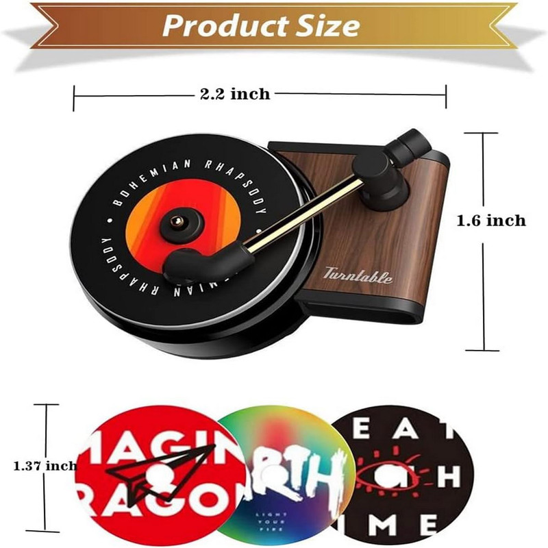 خوشبو کننده هوا خودرو مدل گرامافون کد LENXZLK535