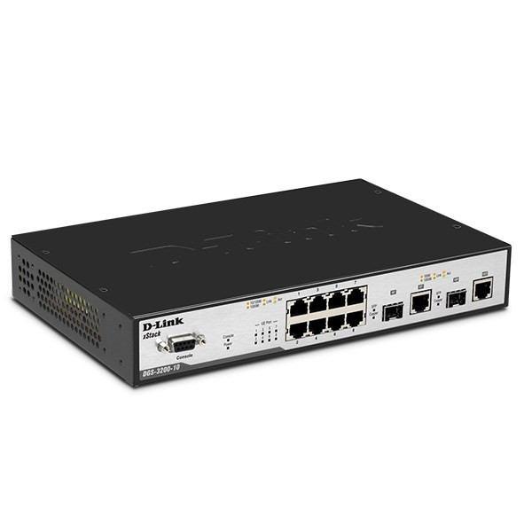 سوییچ 10 پورت مدیریتی دی-لینک مدل DGS-3200-10
