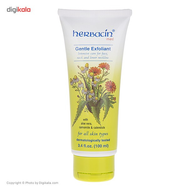 شوینده لایه بردار هرباسین مدل Gentle Exfoliant حجم 100 میلی لیتر
