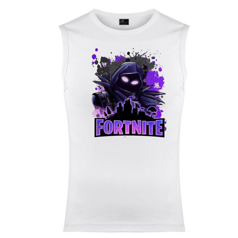 تاپ مردانه مدل  Fortnite کد M17 رنگ سفید