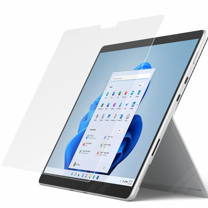 محافظ صفحه نمایش مدل tempered مناسب برای تبلت مایکروسافت Surface Pro 8/9/10