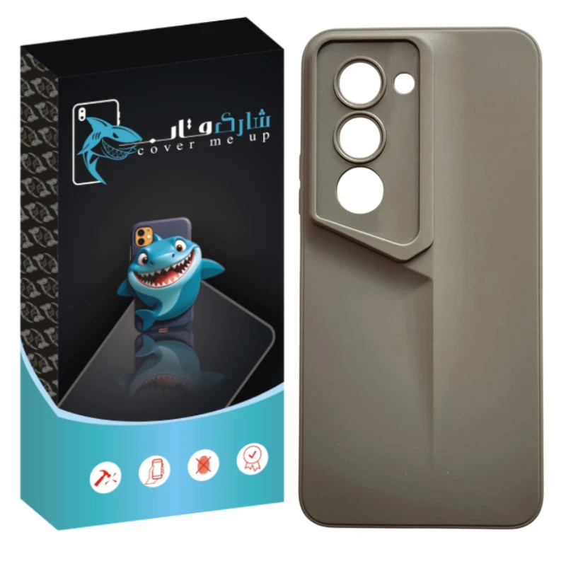 کاور شارک قاب مدل ارگونومی مناسب برای گوشی موبایل شیائومی Redmi 15 4G