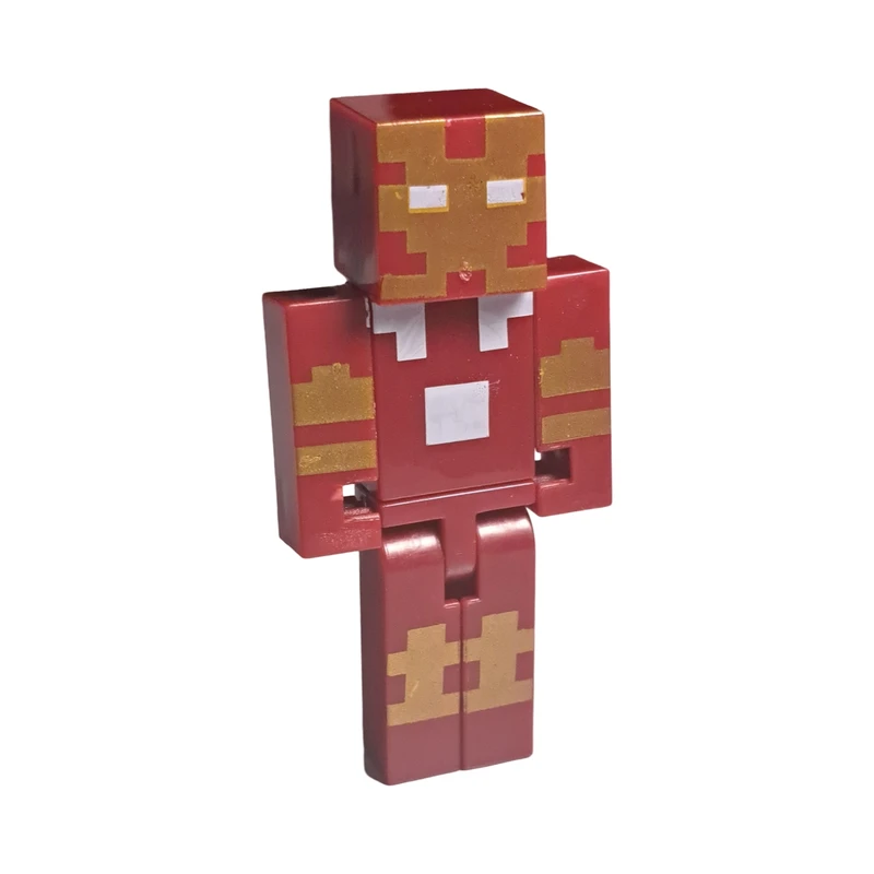 اکشن فیگور مدل ماینکرافت طرح اسکین مرد آهنی