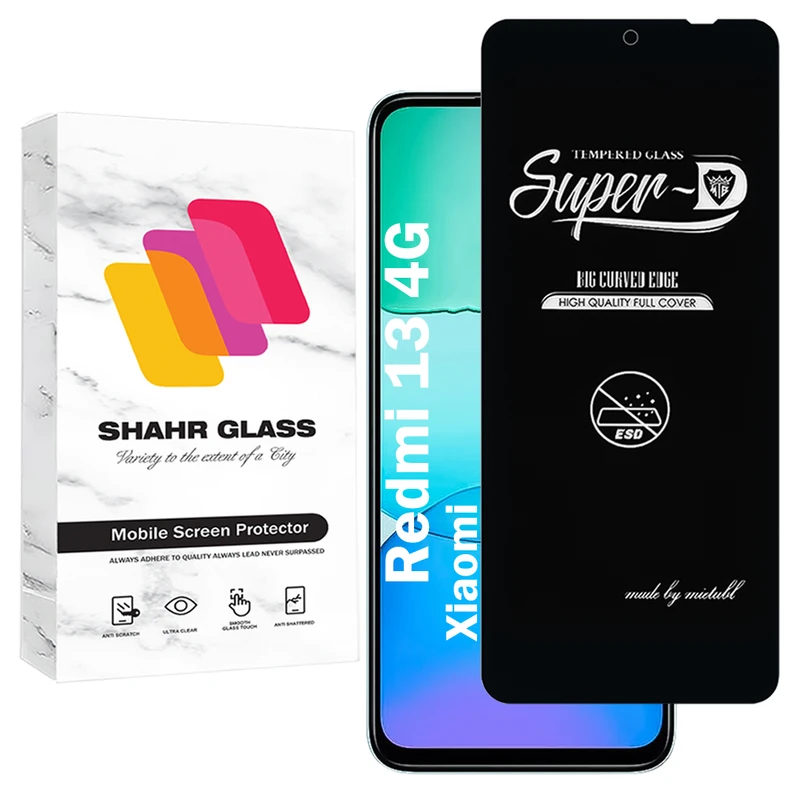 محافظ صفحه نمایش شهر گلس مدل SUPERDNSH مناسب برای گوشی موبایل شیائومی Redmi 13 4G