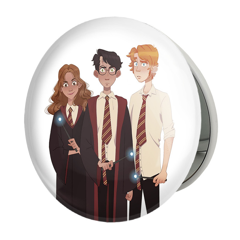 آینه جیبی خندالو طرح هری پاتر Harry Potter مدل تاشو کد 19365 