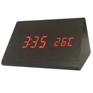 ساعت رومیزی کیمیت مدل Woody 861BL Red سایز 70×150